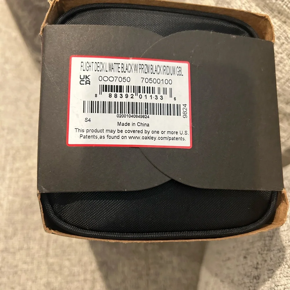 Oakley Silver Lens Goggles with Black Strap